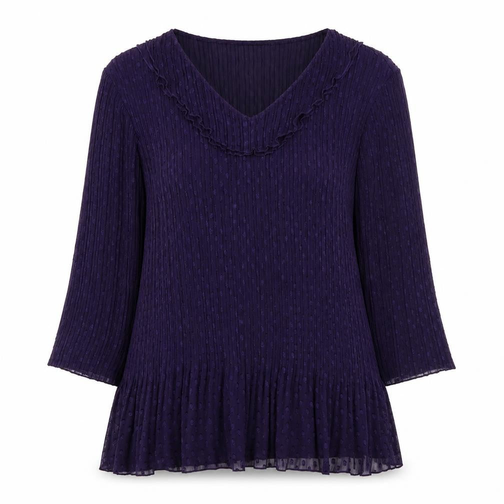 Womens UK Size L Windsmoor Purple Polyester Blouse