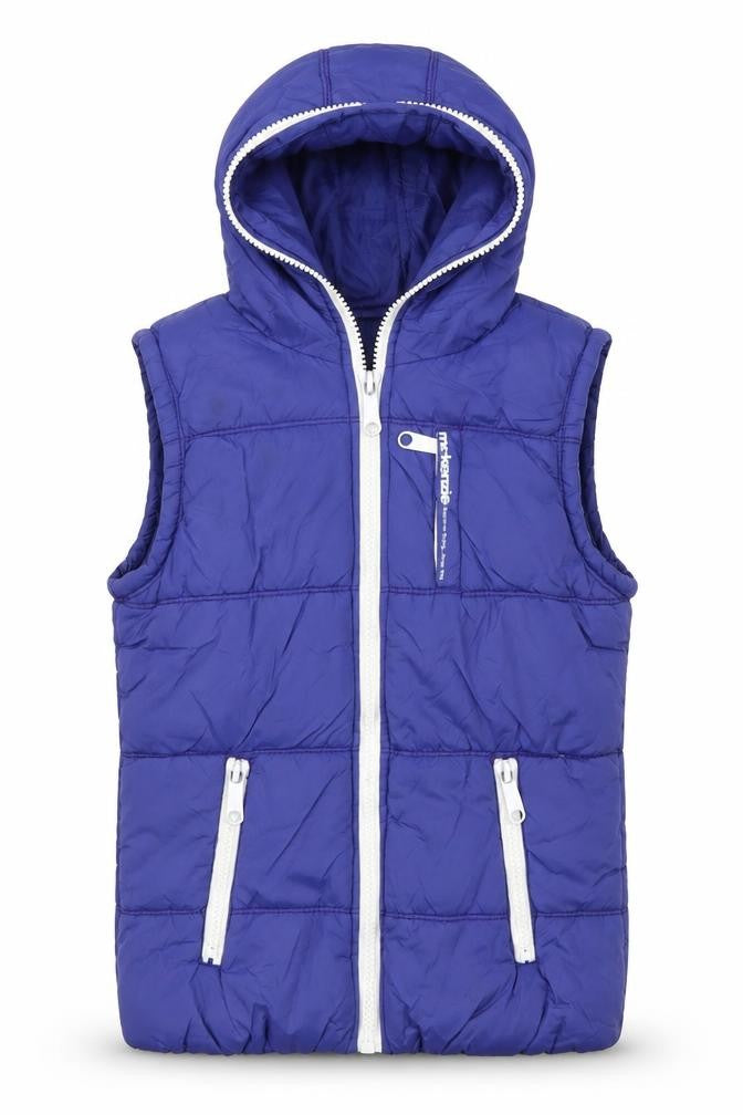 Womens UK Size 8 Regular McKenzie Purple Nylon Waistcoat