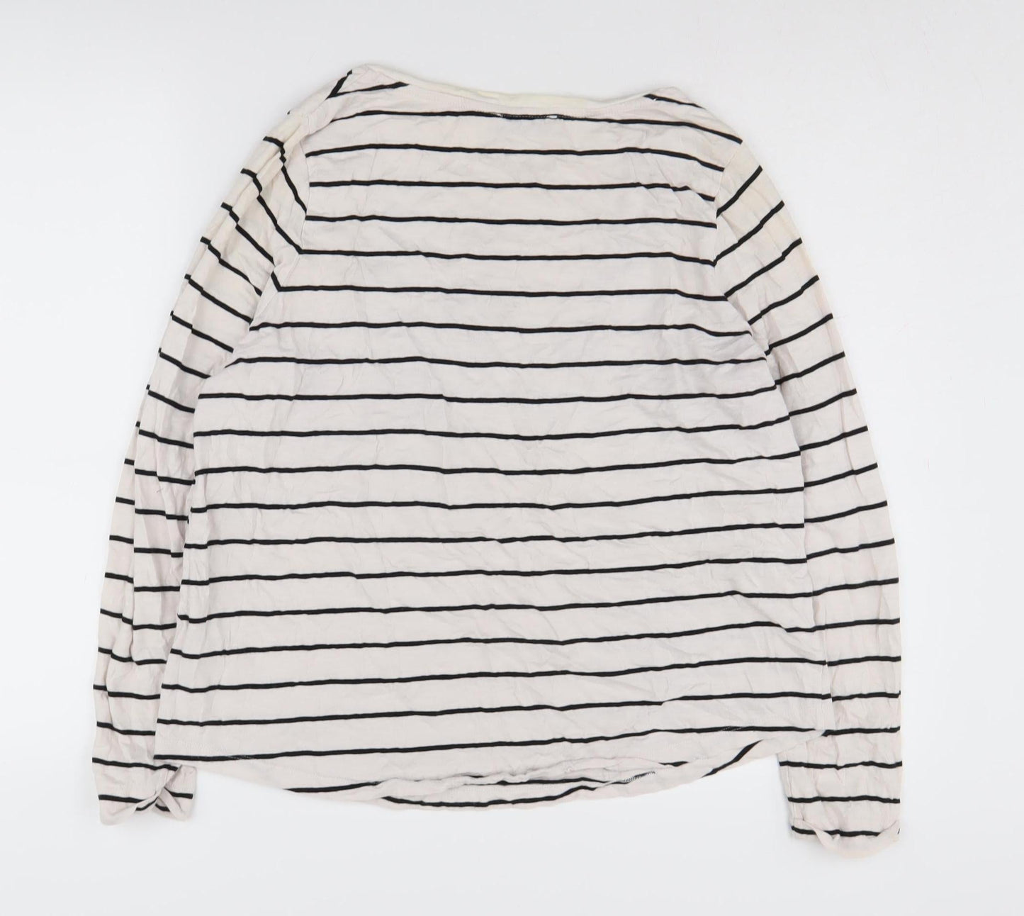 Marks and Spencer Women White Embroidered Pullover 16