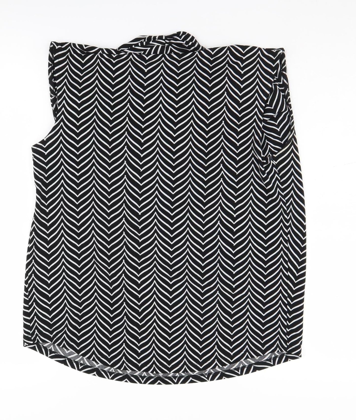 Next Women's Black Sleeveless Cowl Neck Blouse