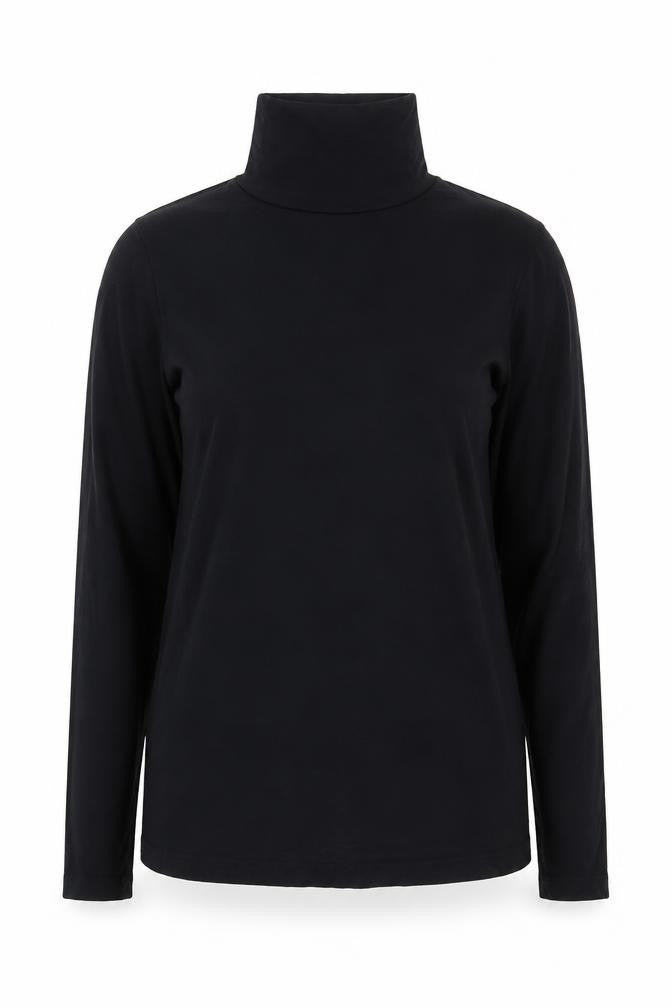Great Womens Plains Black Turtleneck Long Sleeve M