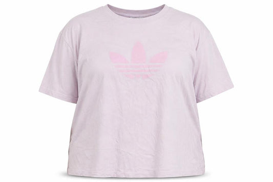 Womens UK Size 3XL adidas Pink Cotton T-Shirt