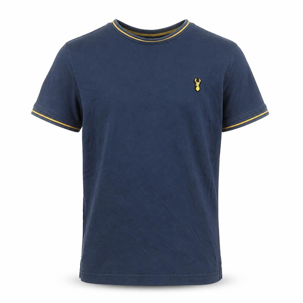 Next Boys Blue Cotton T-Shirt Crew Neck Size 8