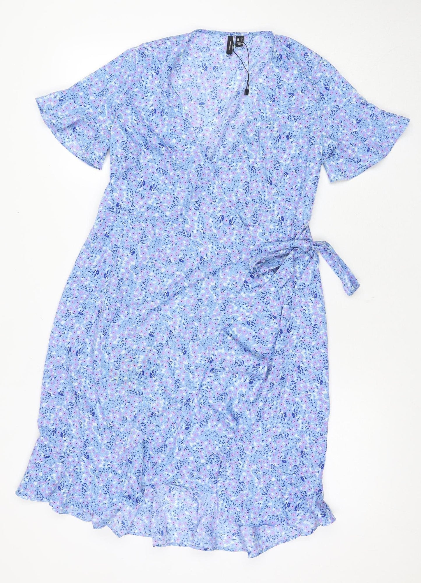 Vero Moda Women's XS Wrap Dress in Floral Multicolour