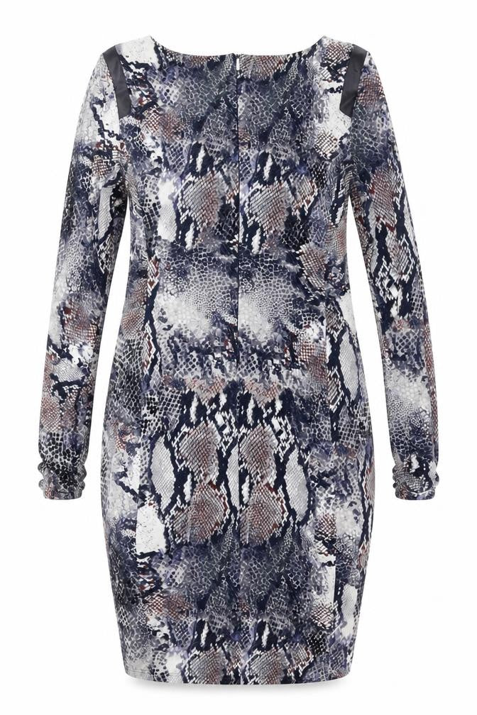 Front view of Autograph women’s 14 multicoloured bodycon dress