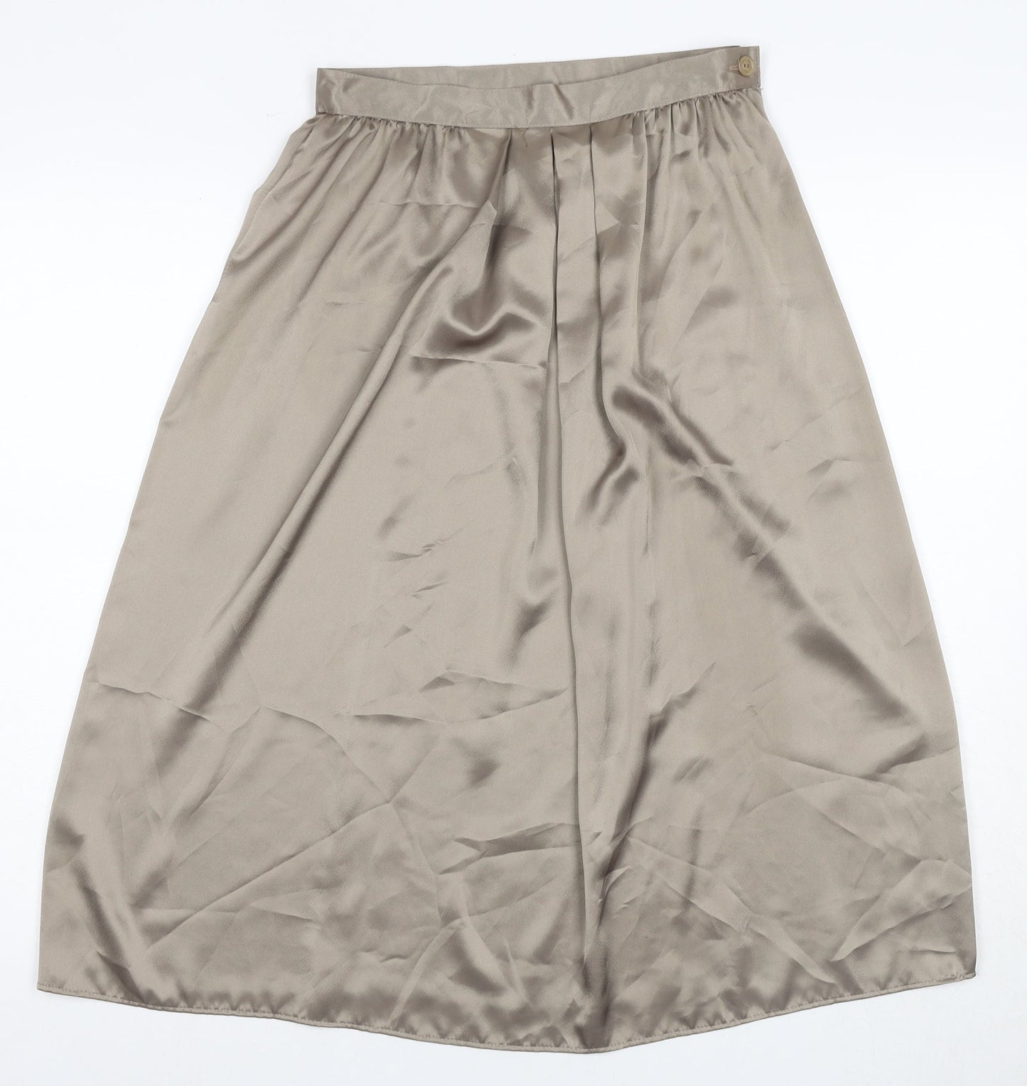 St Michael Beige Women's Skirt Size 12 Knee Length