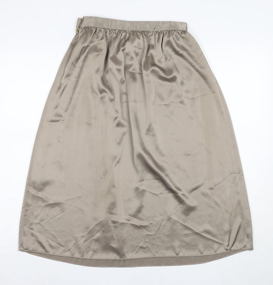 St Michael Beige Women's Skirt Size 12 Knee Length