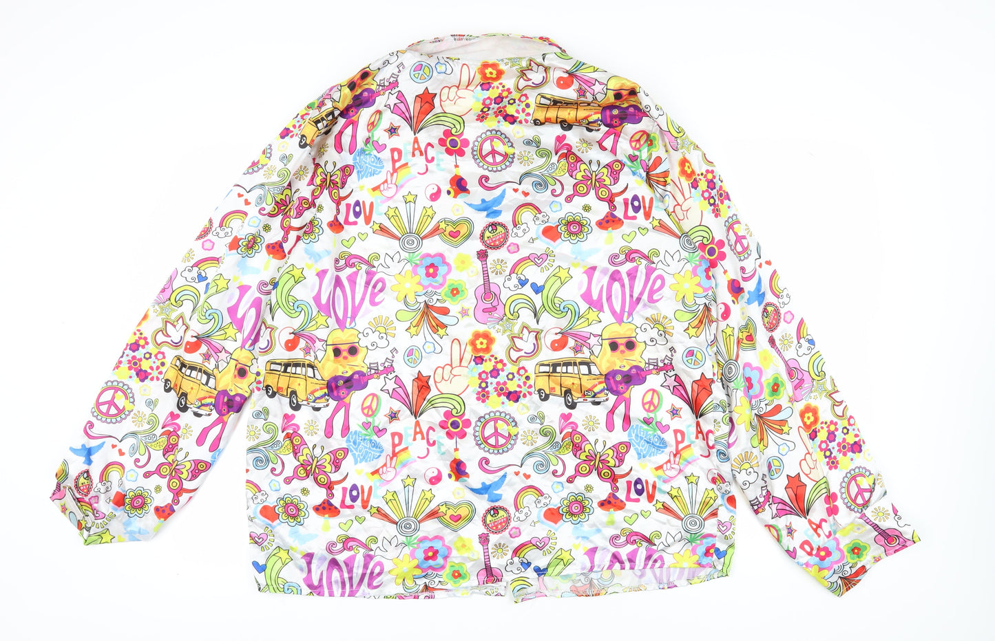 Smiffys Women's Multicoloured XL Retro Blouse
