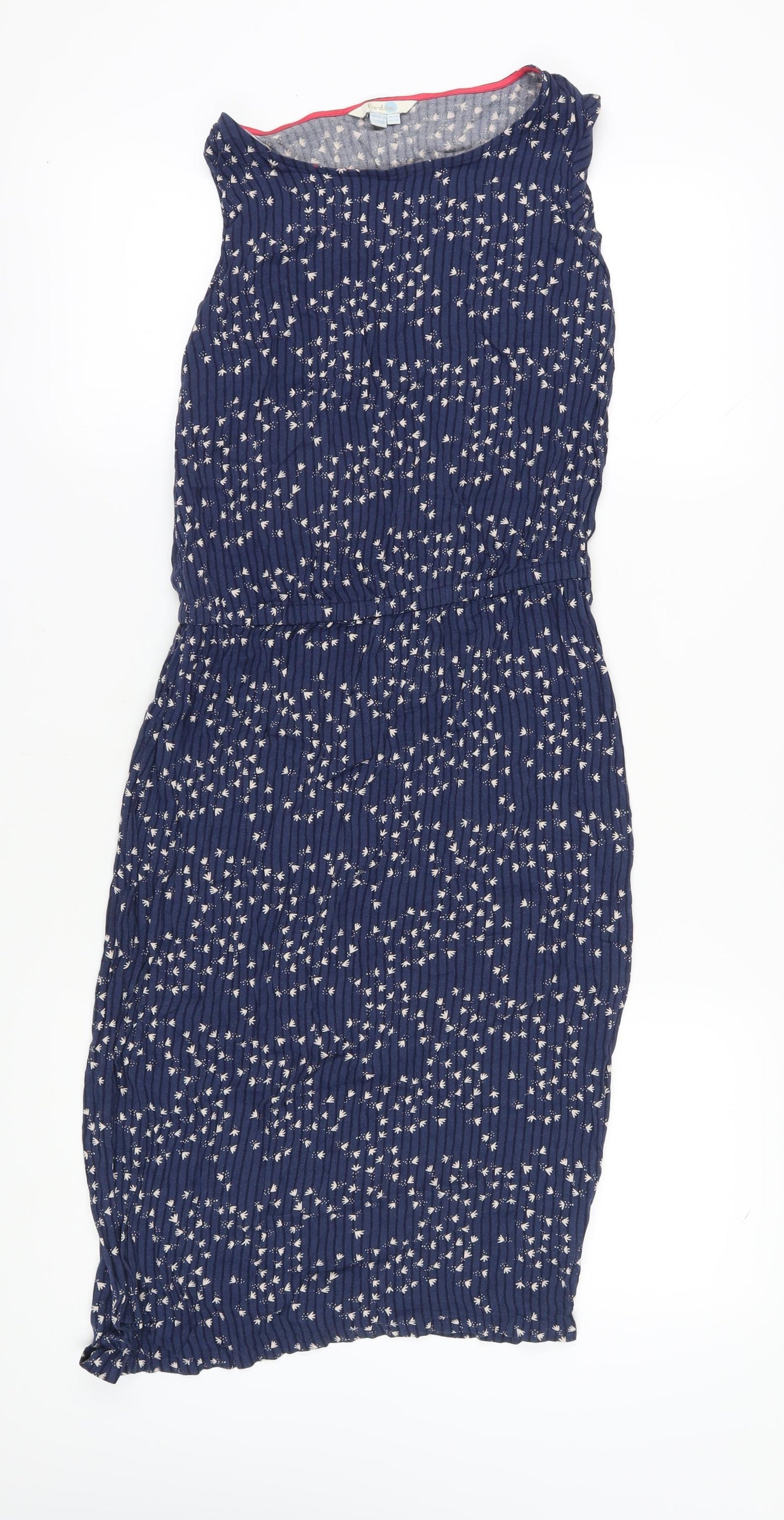 Boden Women Blue Floral Sheath Dress Size 10