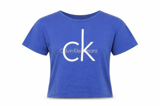 Calvin Womens Klein Blue Medium T-Shirt