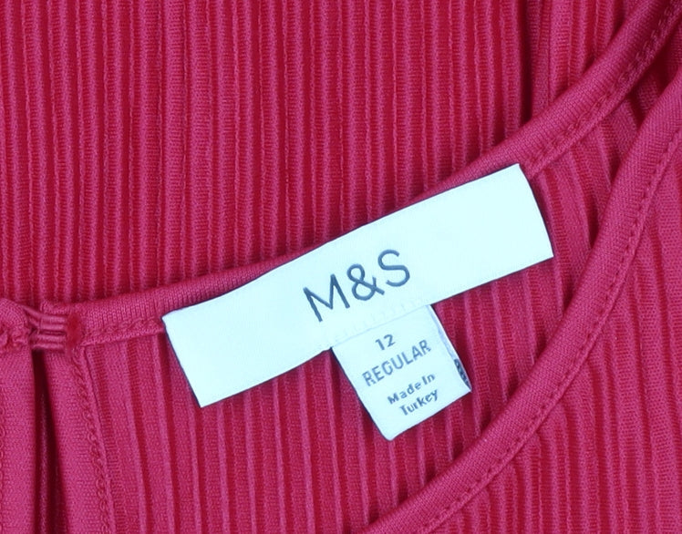 Marks and Spencer Women's Red Blouse
