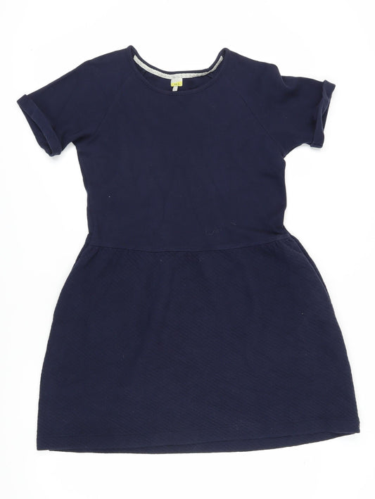Hobbs Women's Blue Shift Dress, Size 12, Casual Elegance