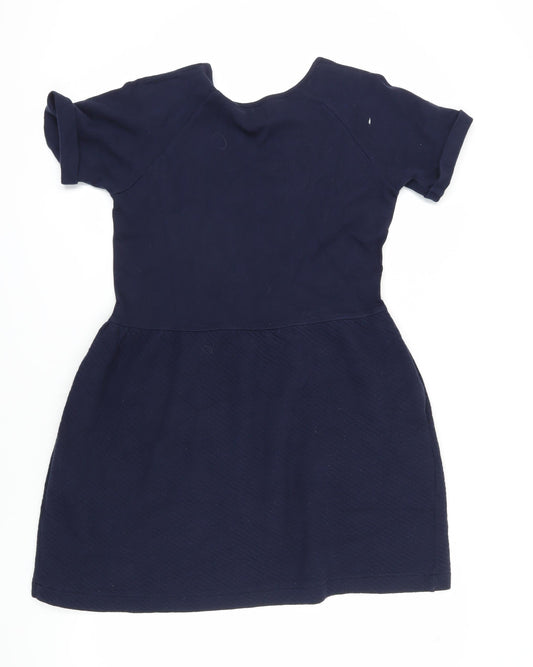 Hobbs Women's Blue Shift Dress, Size 12, Casual Elegance