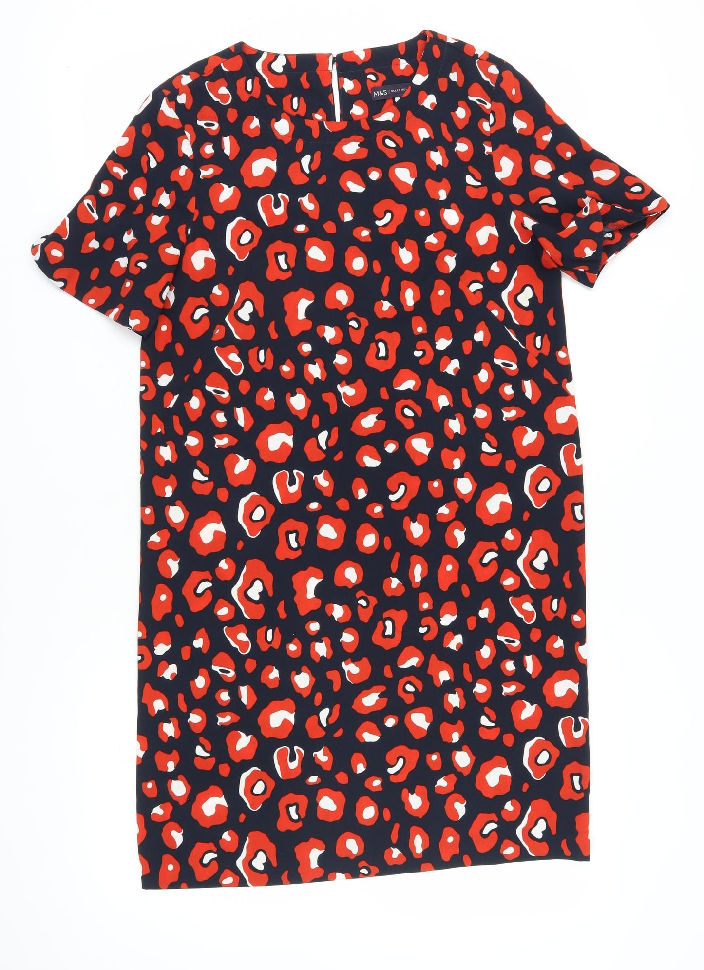 Marks and Spencer Women’s Multicoloured Animal Shift Dress Size 10