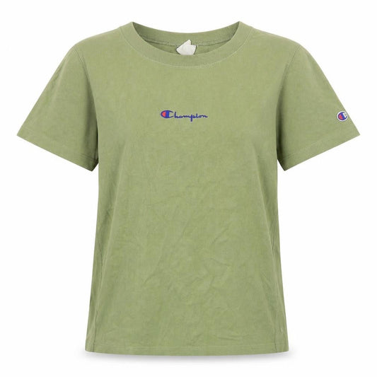 Womens UK Size S Champion Green Cotton T-Shirt