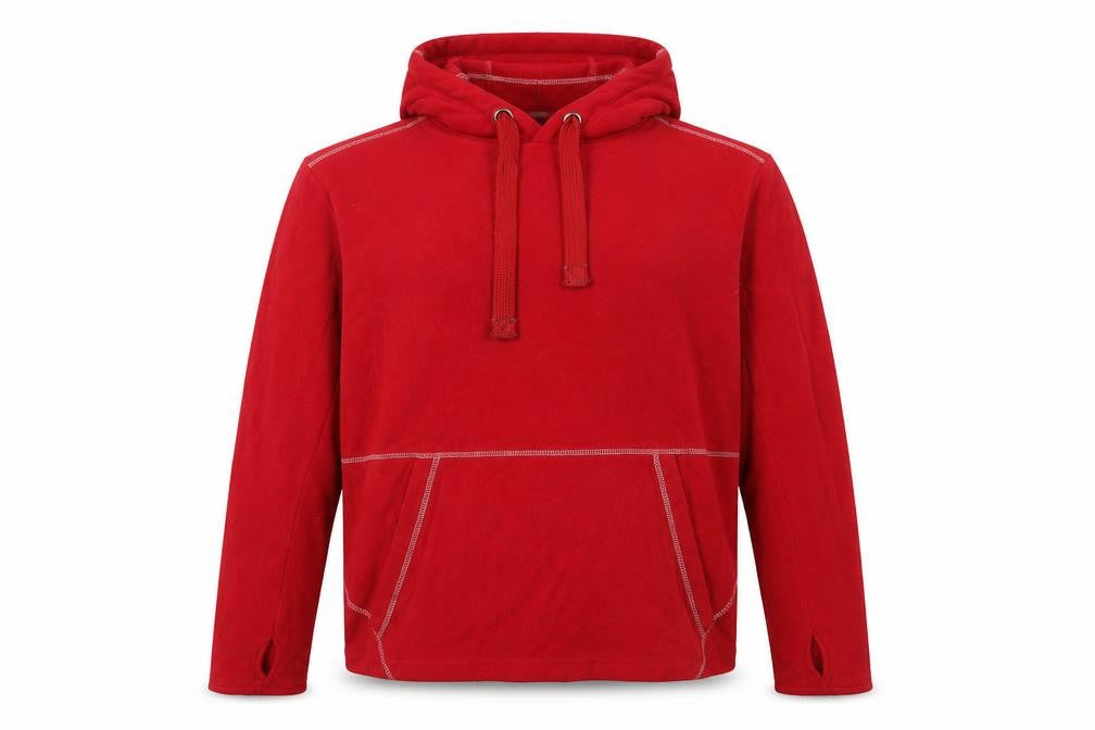 Crane Mens Red Pullover Hoodie M