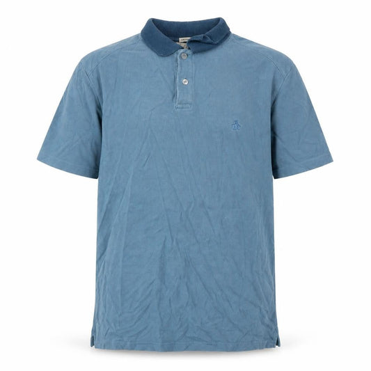 Original Penguin Men's Blue Slim Fit Polo - M