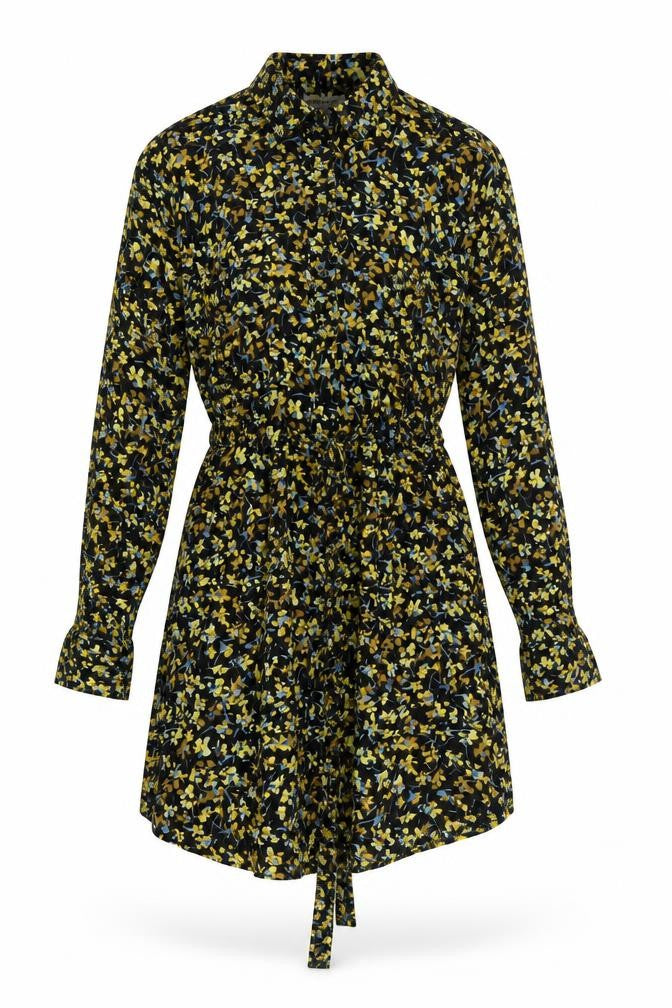 Warehouse Women's Multicoloured Floral Shirt Dress Size 8