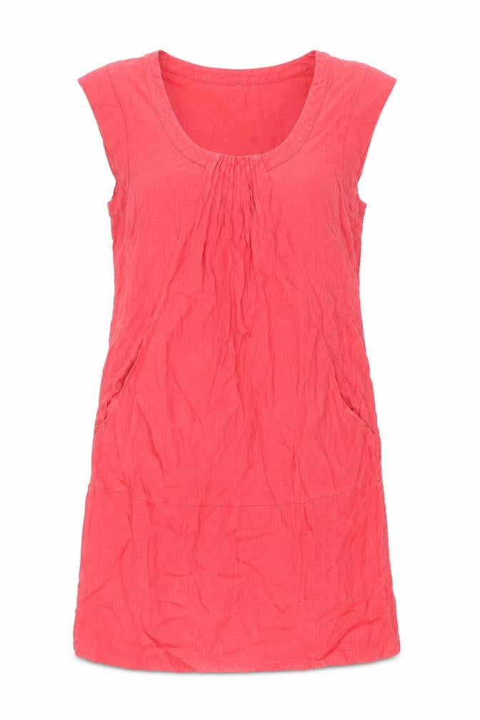 Kookai Women's Red Sleeveless Cotton Dress UK 12
