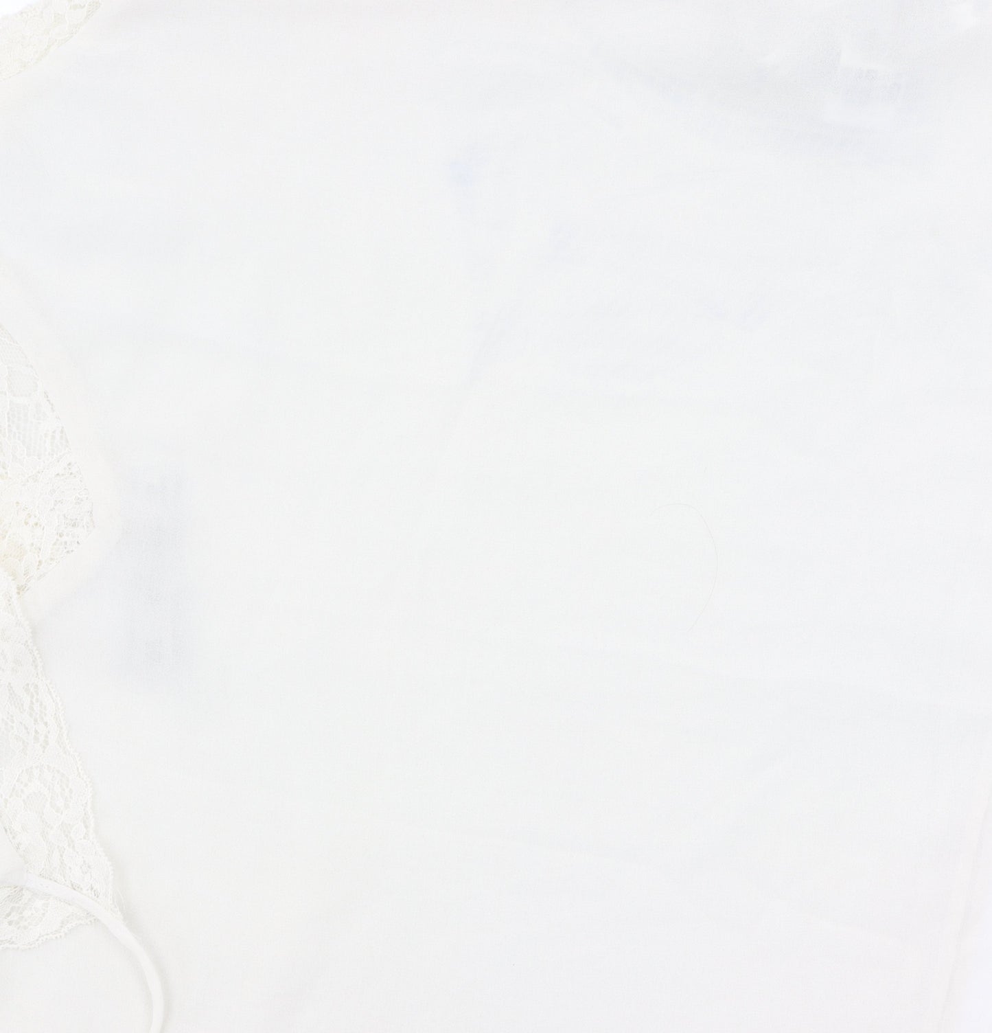 Zara Women’s Ivory Camisole Top XS with Lace