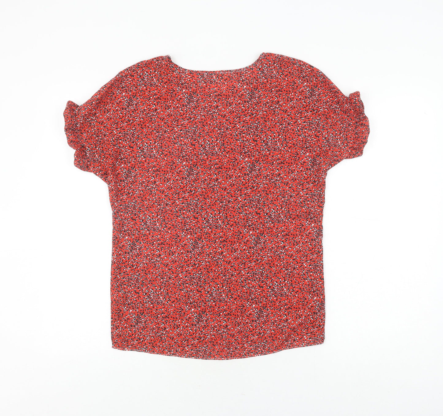 Dorothy Perkins Women’s Red Animal Print Blouse Size 10