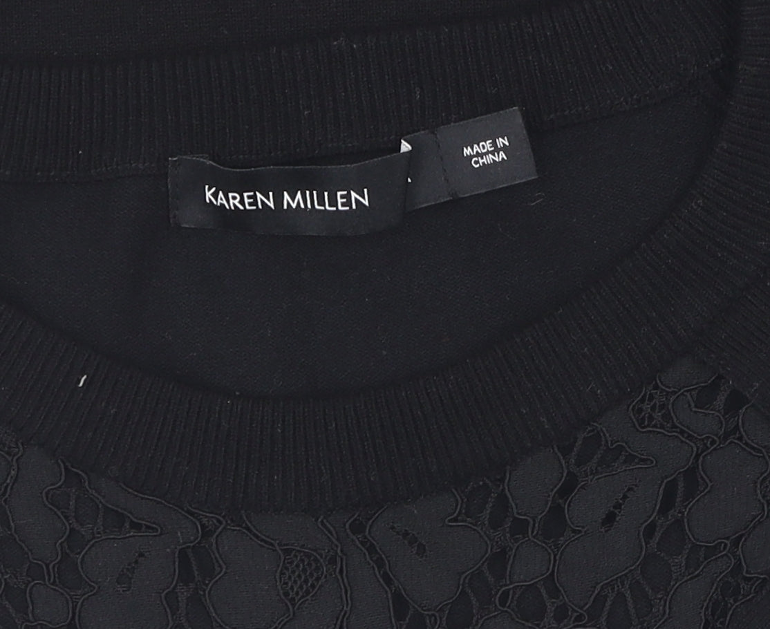 Karen Millen Women’s Black Pullover Jumper, Size M