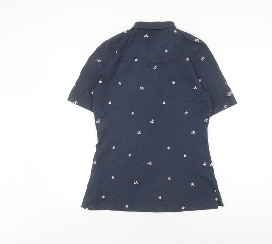 Land Rover Women's Blue Polo Size 14