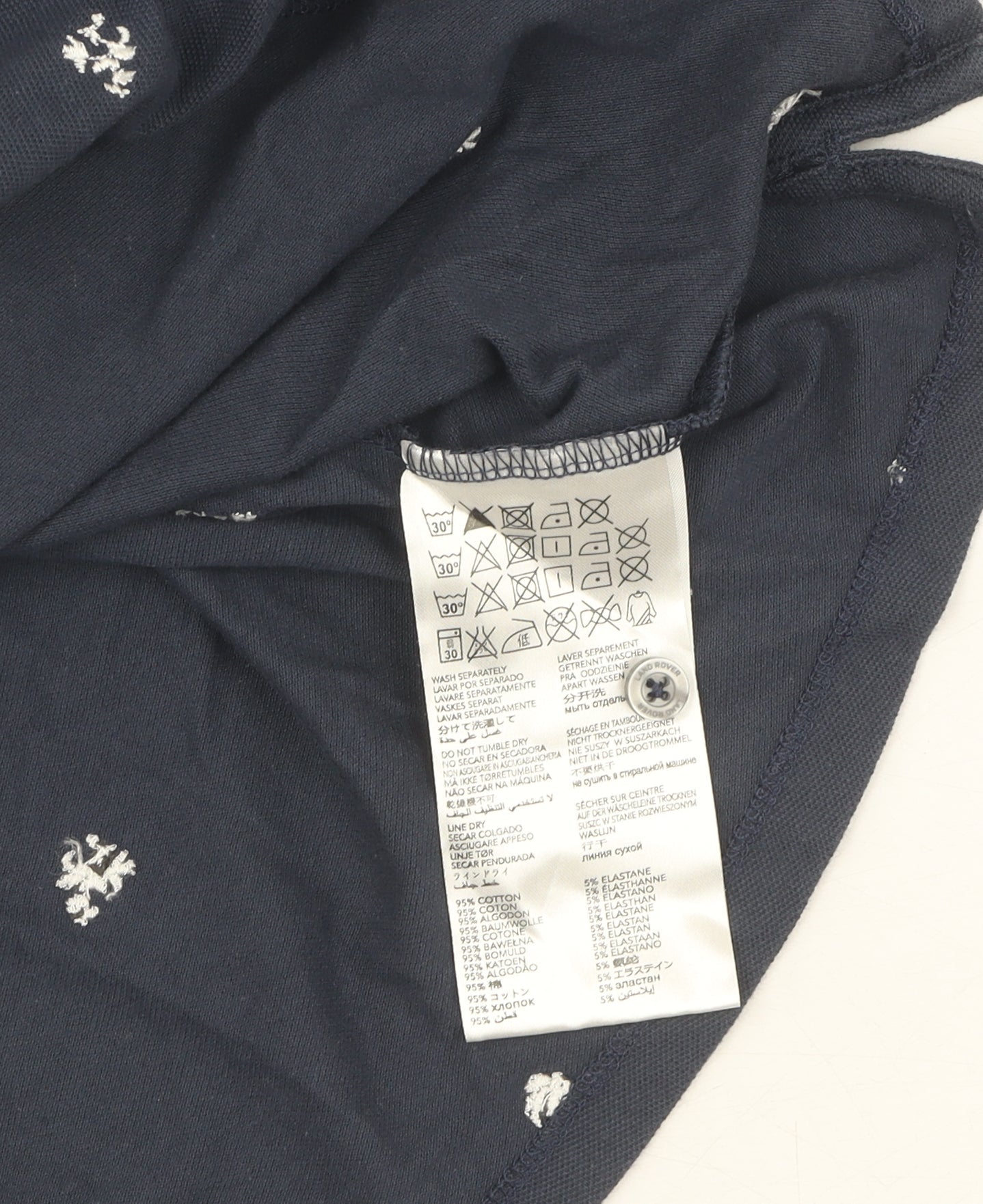 Land Rover Women's Blue Polo Size 14