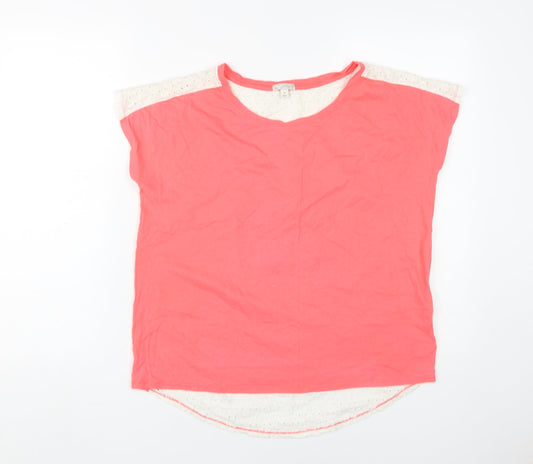 Gap Women's Pink Lace Blouse, Size M, Casual Wear