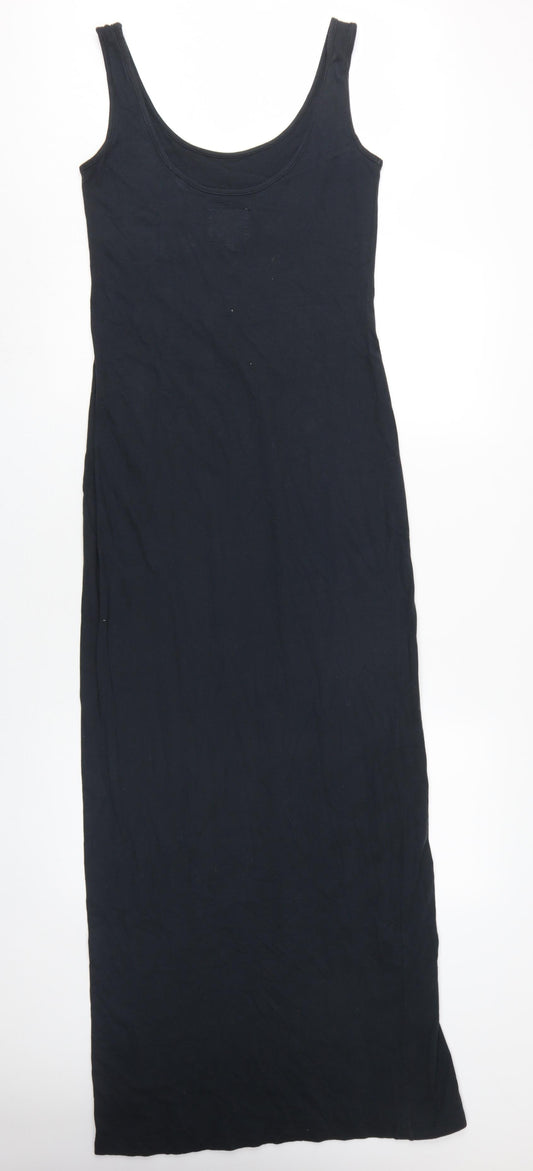 Jack Wills Women’s Black Long Tank Dress Size 8