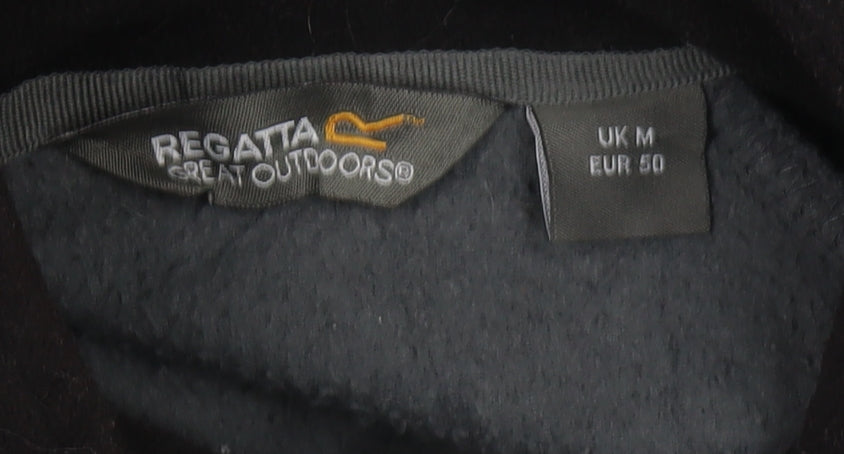 Regatta Men's Grey/Black Fleece Jacket Size M Casual