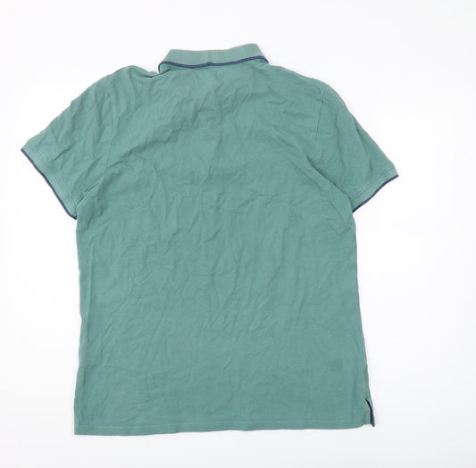 Mountain Warehouse Mens Green Short Sleeve Polo
