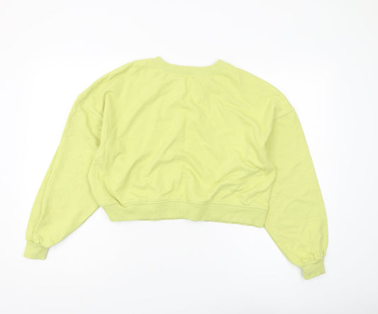 Pull & Bear Women’s M Green Pullover Sweatshirt
