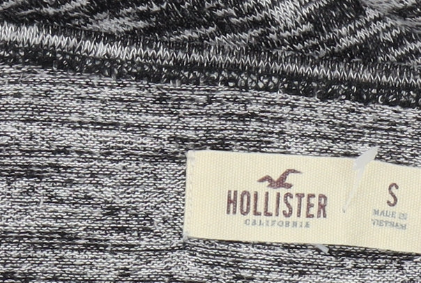 Hollister Women's Grey Knit T-Shirt Size S, Casual Top