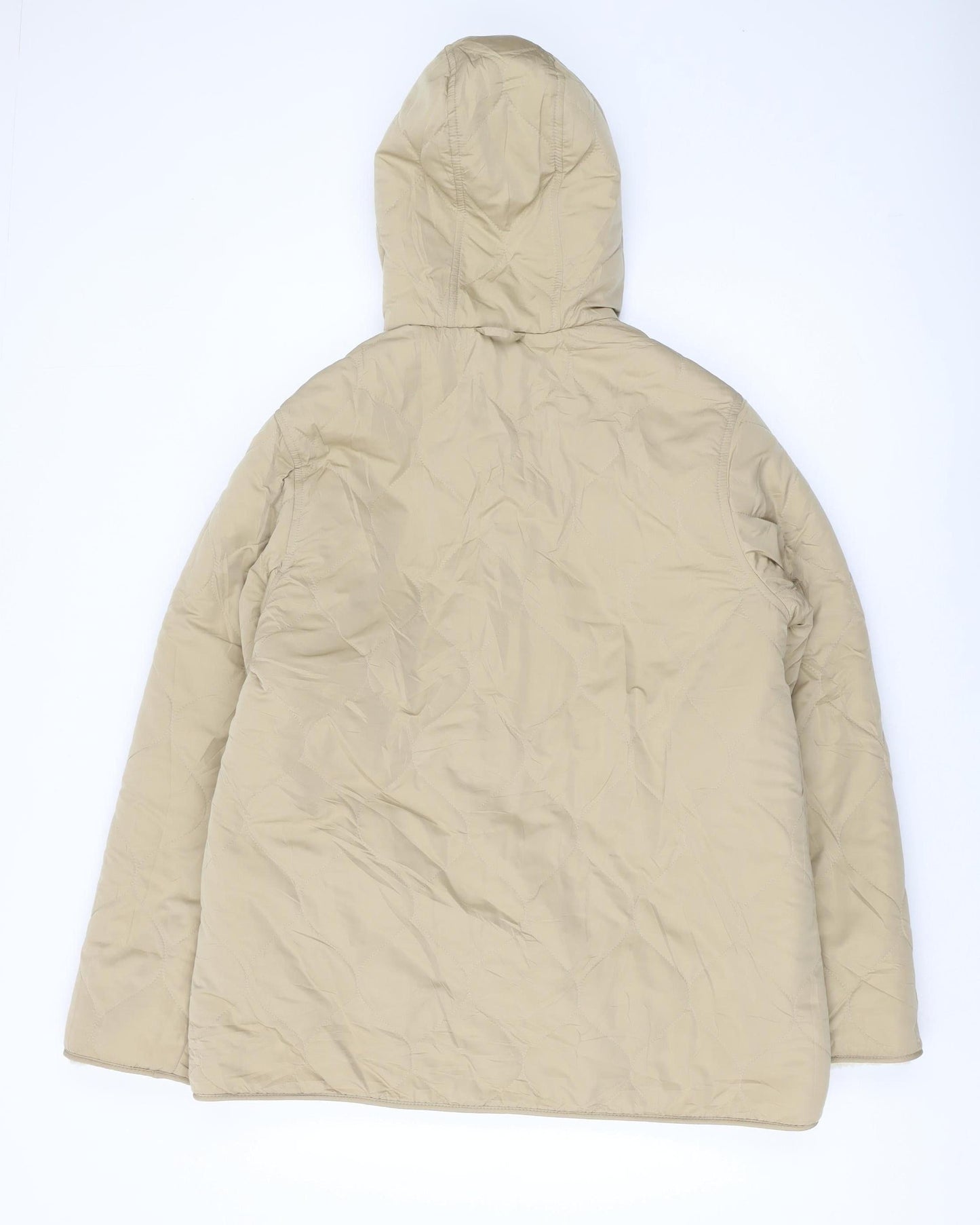 Marks and Spencer Women's Beige Hooded Jacket Size 12