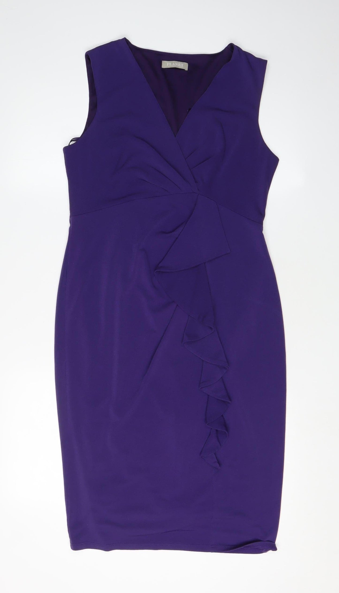 Planet Women's Purple Sheath Dress Size 10 Formal