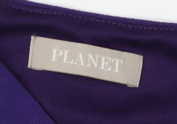 Planet Women's Purple Sheath Dress Size 10 Formal