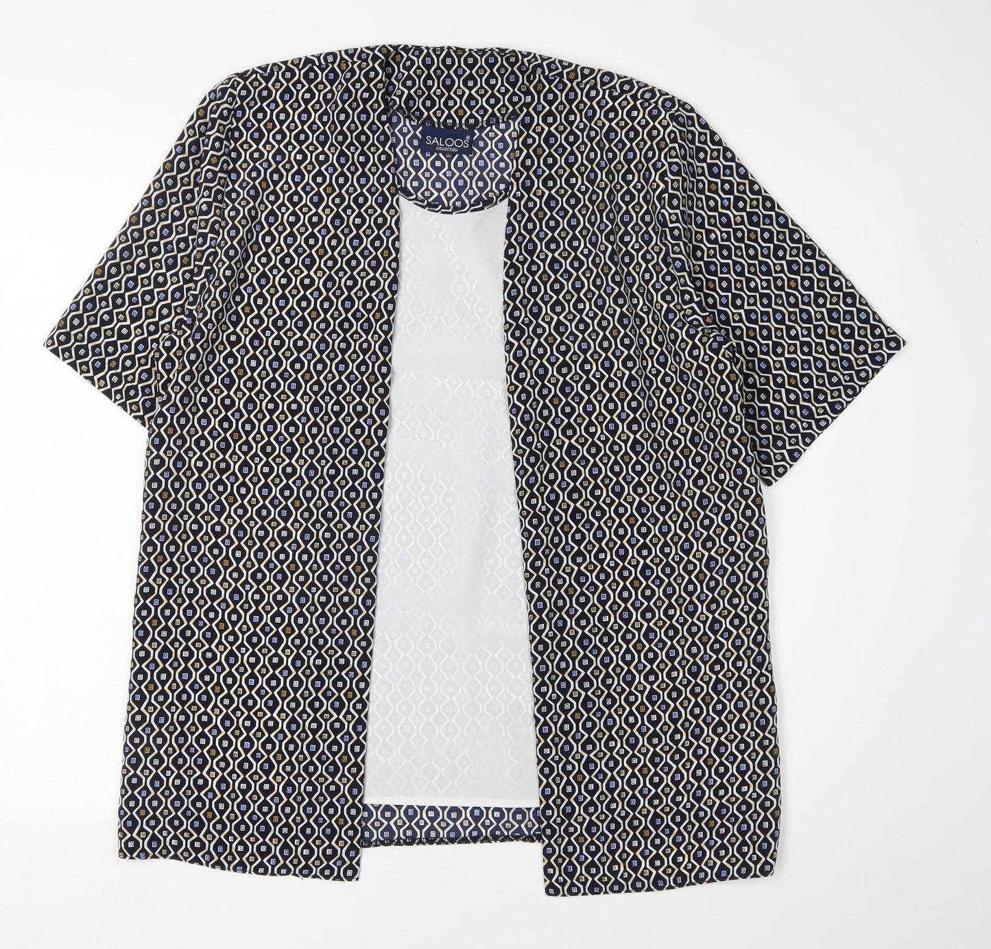 Saloos Women's Geometric Kimono Blouse, Size 14
