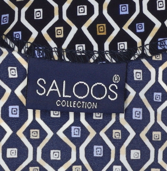 Saloos Women's Geometric Kimono Blouse, Size 14