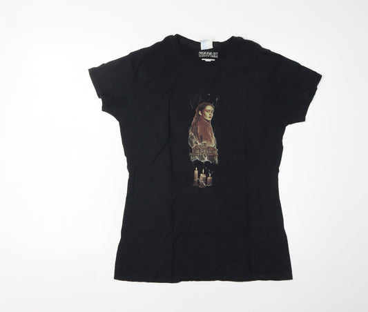 Netflix Black Women's S T-Shirt, Casual Crew Neck