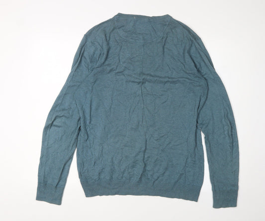 Scotch & Soda Men's Blue Pullover Jumper L