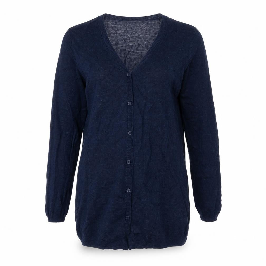 Womens UK 10 Regular Laura Ashley Blue Cardigan