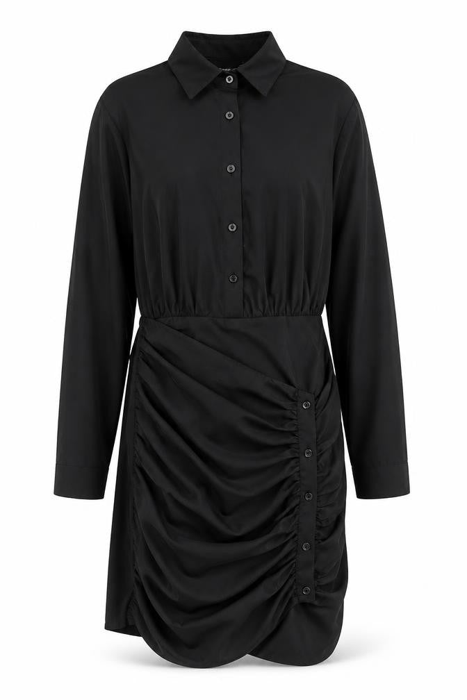 PrettyLittleThing Women’s Black Shirt Dress Size 10 Cocktail