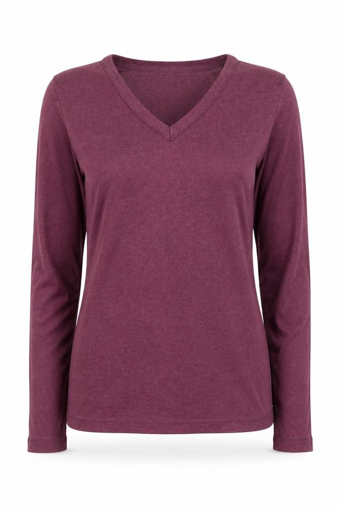 Womens UK Size S Gap Purple Cotton Blend T-Shirt
