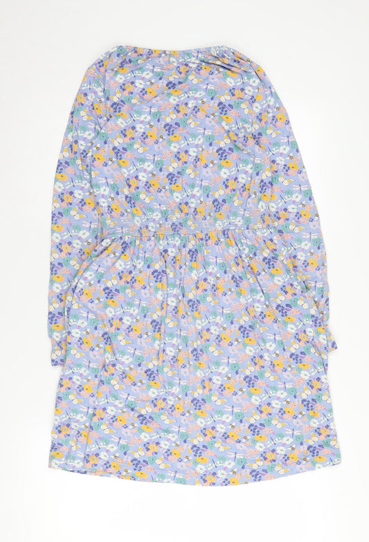 FatFace Girls Multicoloured Floral Knee Length Dress 12-13 Years