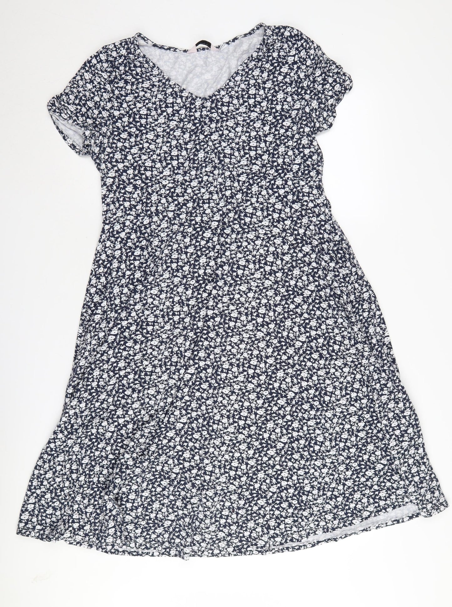 Dorothy Perkins Maternity Blue Floral Wrap Dress