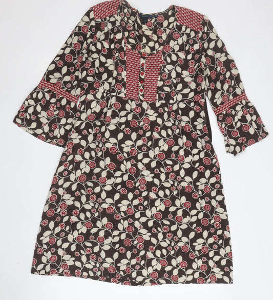 Boden Women's Multicoloured A-Line Dress Size 12