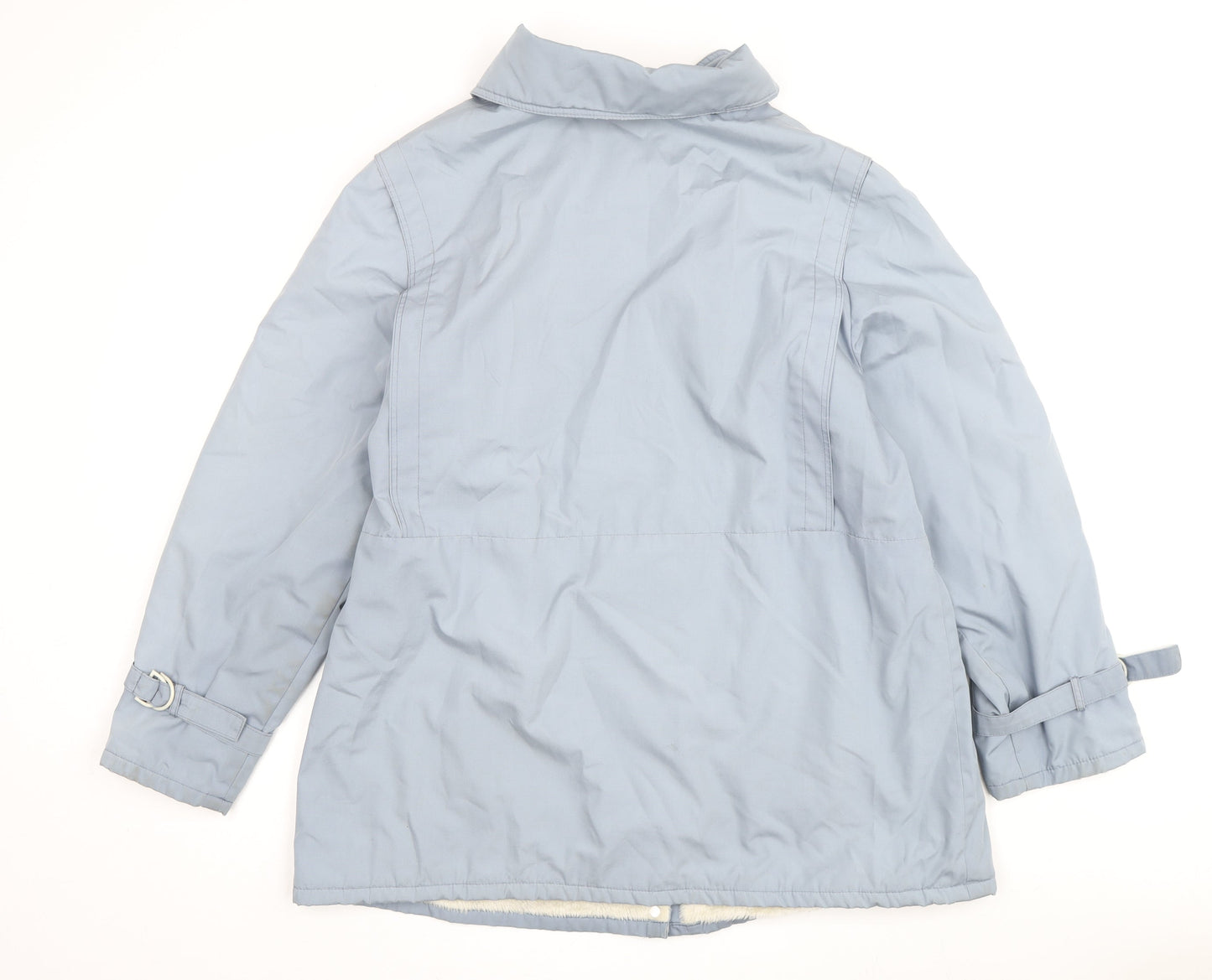 Vintage Women's Blue Mid-Length Insulated Coat Size 16