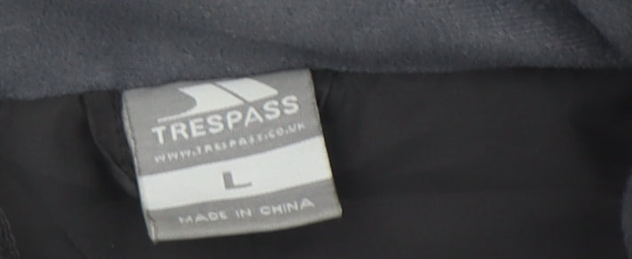 Trespass Men's Black Windbreaker Jacket L