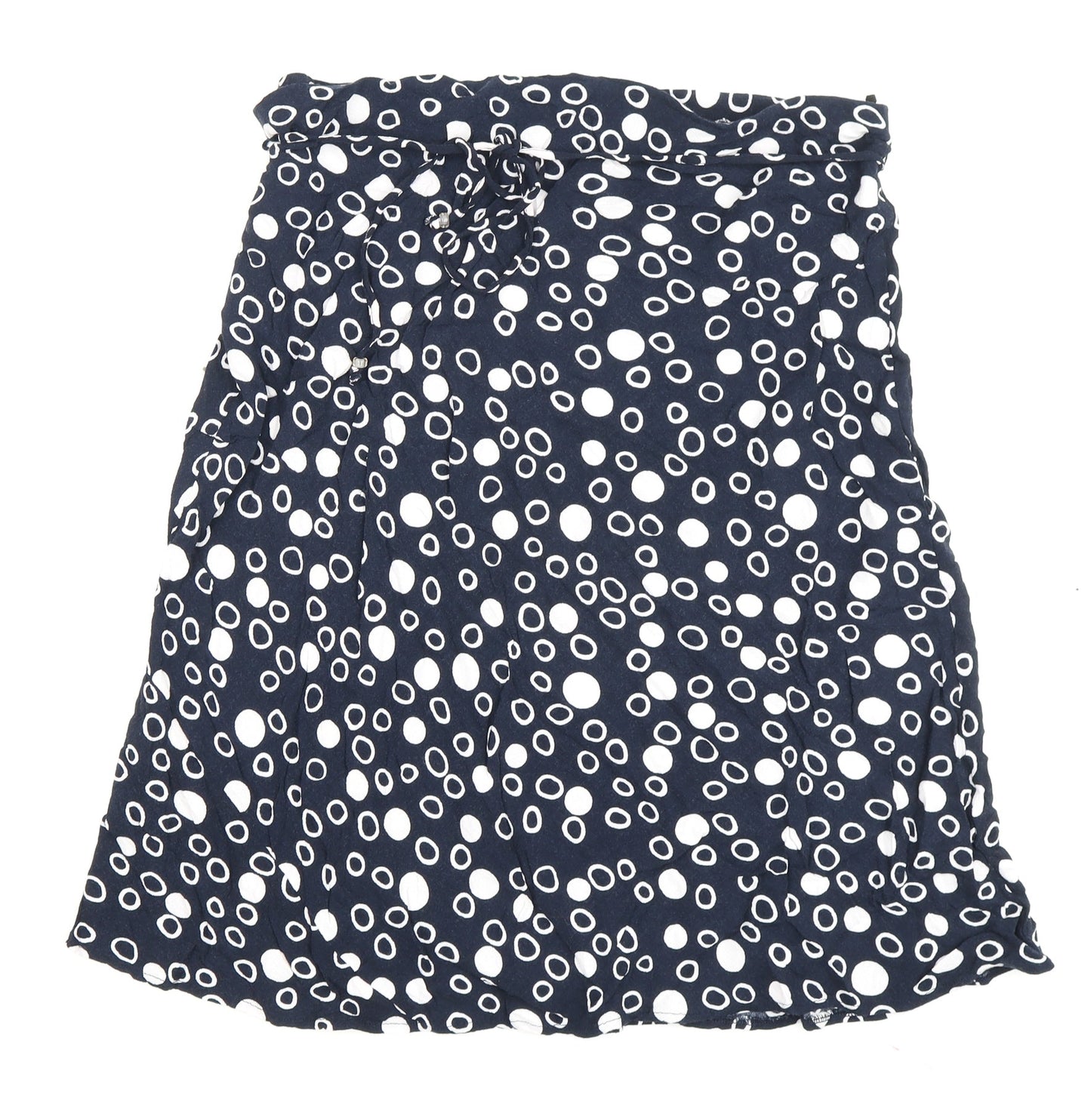 Marks and Spencer Women's Blue Polka Dot A-Line Skirt Set